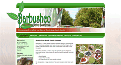Desktop Screenshot of barbushco.com.au